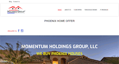 Desktop Screenshot of momentumholdingsgroup.com
